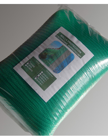 MALLA FACHADA VERDE 6X10 M