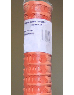 MALLA SEÑALIZACION NARANJA 1X50 M
