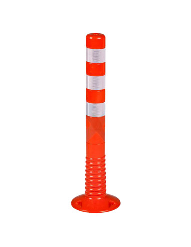 HITO SEÑALIZACION FIJO FLEXIBLE NARANJA 8CMX75CM