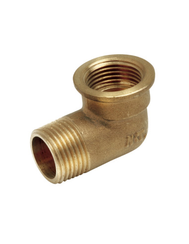 CODO 90 LATON ROSCADO M-H 5ud 3/4''