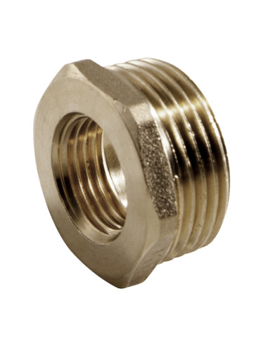 TUERCA REDUC LATON ROSCADO M-H 3/4-1/2''