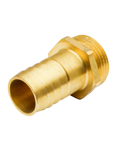 ENTRONQUE MANGUERA LATON ROSCADO 12mm 3/8''