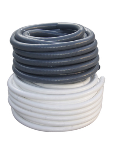 TUBO SANITA PVC FLEX 32MM GRIS R/25 M