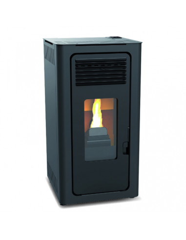 ESTUFA PELLET NEGRA AUDAX 6 KW