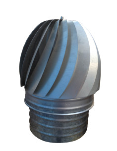 EXTRACTOR GIRATORIO GALVANIZ 130 MM