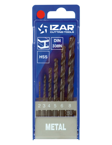 BROCA HSS M.C. JGO 6 PZS 2-8 MM