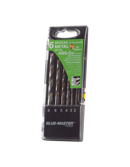 BROCA HSS-CO JGO 10PZS 1-10 MM