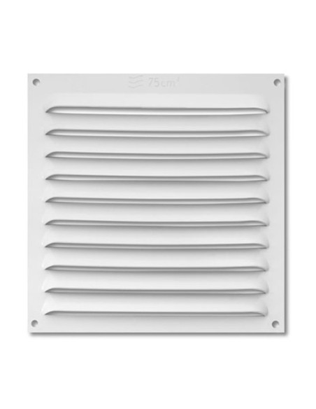 REJILLA LACADA BLANCA BLISTER 15X15 CM