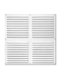 REJILLA LACADA BLANCA BLISTER 30X30 CM