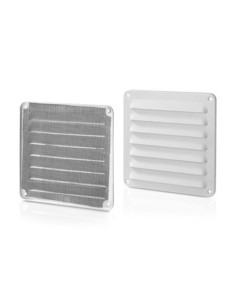 REJILLA C/ MOSQUITERA BLANCA 15X15 CM