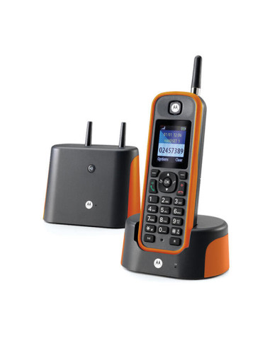 TELEFONO INALAMBRICO NARANJA IP67 1 KM