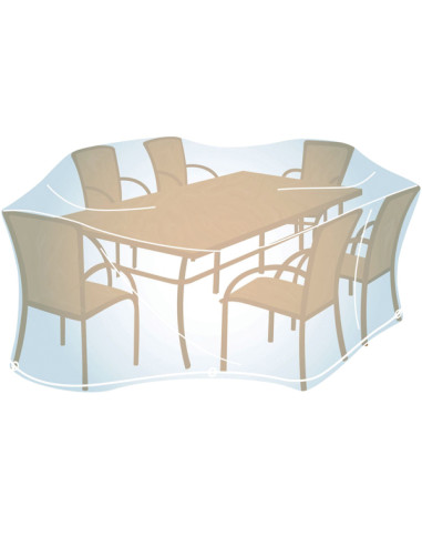 FUNDA PVC CUBRE MESA RECT/OVAL L 90X240X165