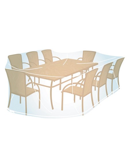 FUNDA PVC CUBRE MESA RECT/OVAL XL 90X280X170