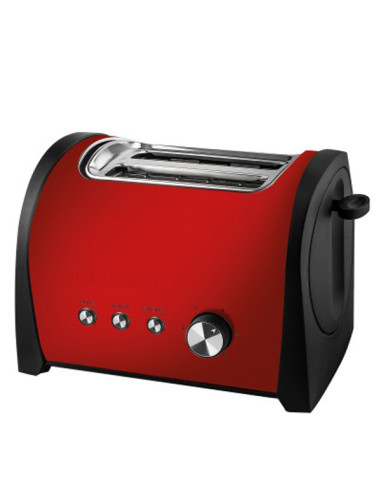 TOSTADOR 2 RANURAS ROJO TACTO FRIO 800 W