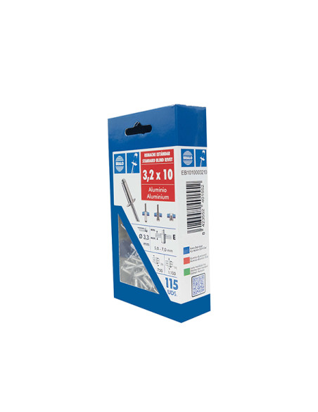 REMACHE BLISTER 115 U 3,2X10 MM