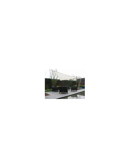 TOLDO TRIANGULAR CREMA C/BOLSA 3,6X3,6 M