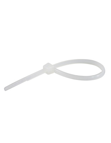 BRIDA NYLON BLANCA B/100 4,5X380 MM