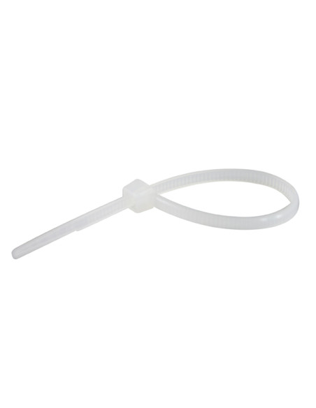 BRIDA NYLON BLANCA B/100 4,5X380 MM