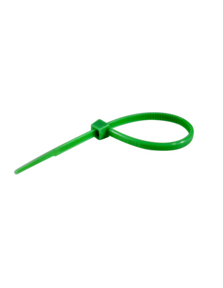 BRIDA NYLON VERDE B/100 4,5X280 MM