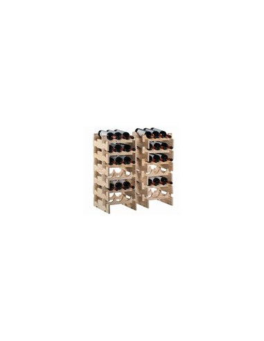 BOTELLERO MADERA 6 BOT. MERLO 25X39X29
