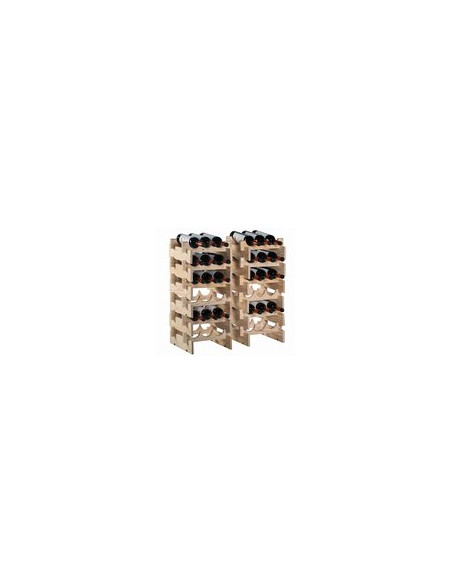 BOTELLERO MADERA 6 BOT. MERLO 25X39X29