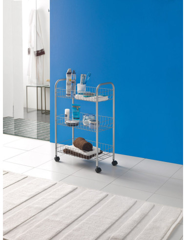 CARRO MULTIUSO INOX LUGANO 3 C 41X26X64CM