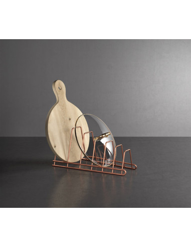 SOPORTE TAPADERAS COPPER 34X15X18CM