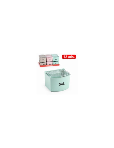 SALERO COCINA TAPA PS SURT VRM 13X11X10CM