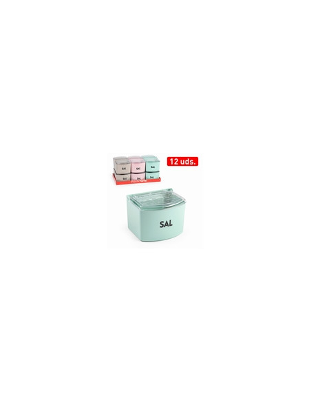 SALERO COCINA TAPA PS SURT VRM 13X11X10CM