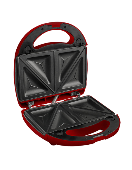 SANDWICHERA ROJA DOBLE PLACA DESMONTABLE 750 W