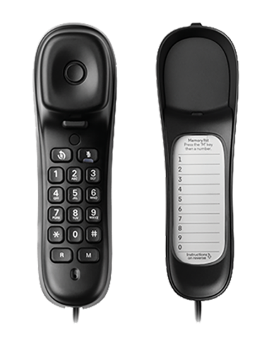 TELEFONO MONOPIEZA NEGRO