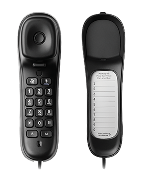 TELEFONO MONOPIEZA NEGRO
