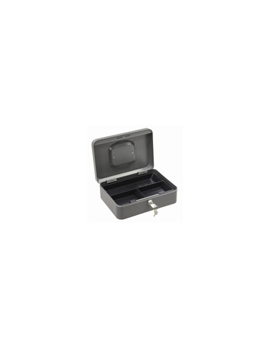 CAJA CAUDALES GRIS 25X18X9CM