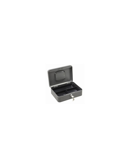 CAJA CAUDALES GRIS 25X18X9CM