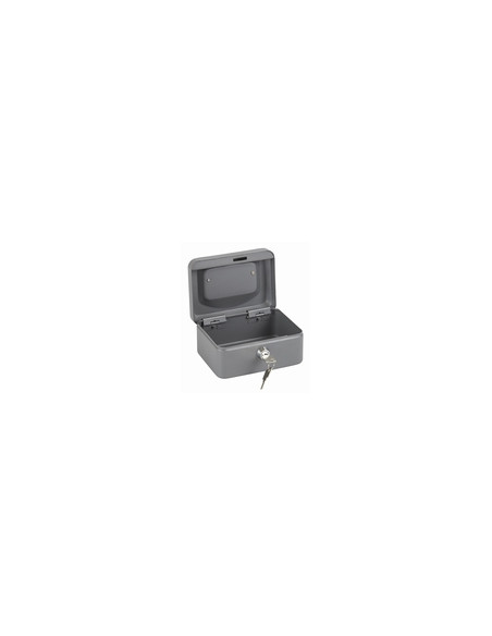 CAJA CAUDALES GRIS 25X18X9CM