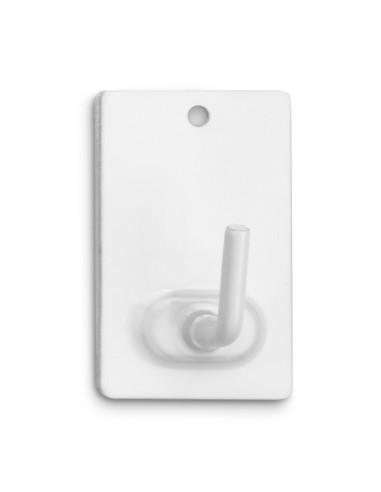 PERCHA ADHESIVA BLANCO BL.2