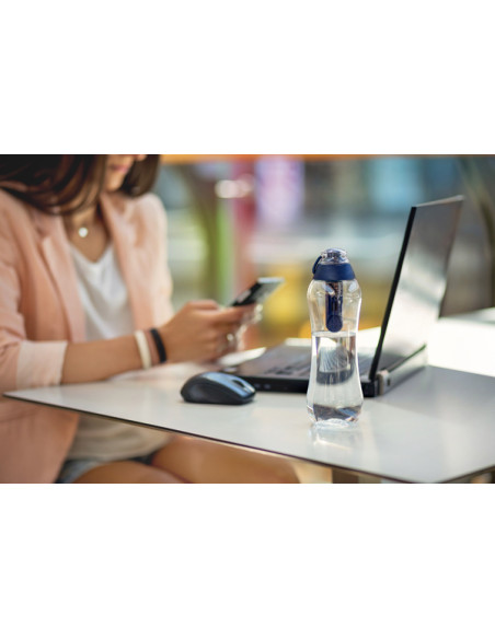 BOTELLA FILTRO SPORT AZUL 500 ML