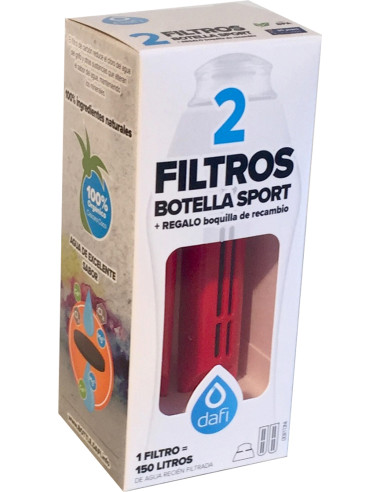 FILTRO BOTELLA SET2 +BOQUILLA ROJO