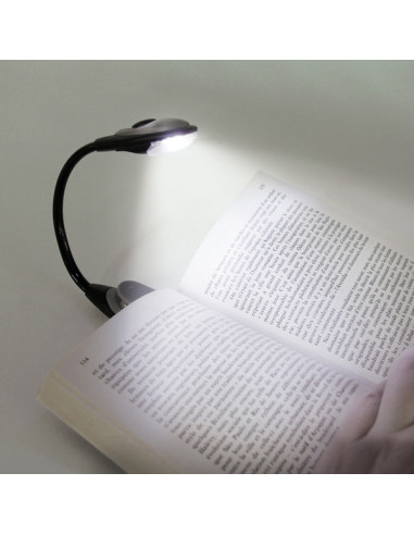 LINTERNA LECTURA C/PINZA SURTI 25X4 CM
