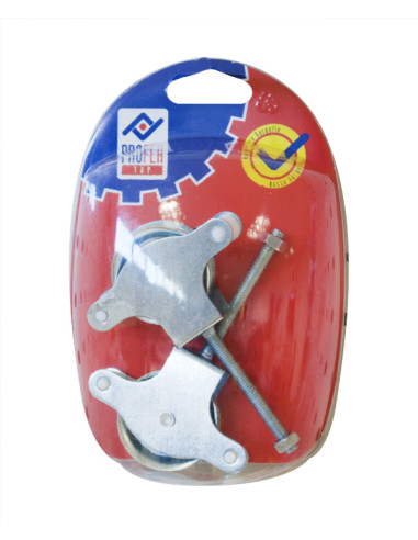 POLEA TENDEDOR ZAMAK TUERCA 2P 60 MM