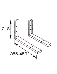 SOPORTE MICROONDAS EXT.PLATA 40 KG 2