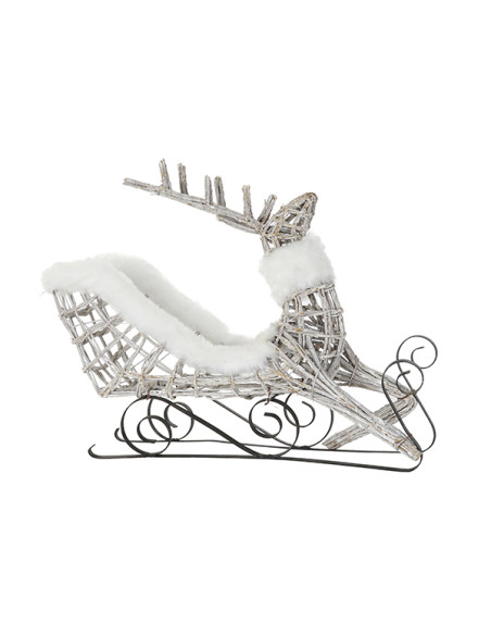 TRINEO MIMBRE LED RENO BCO 75X20X53