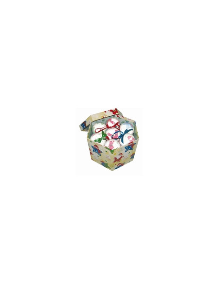 BOLA NAVIDAD SET-14 8 CM