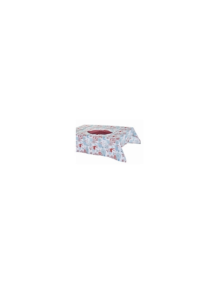 MANTEL + 8 SERVILLETAS ALGODON 150X250 CM