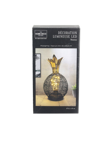 LAMPARA LED SOBRE MESA PIÑA