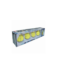GUIRNALDA 4 BOLAS LED BLANCA 7 CM 2