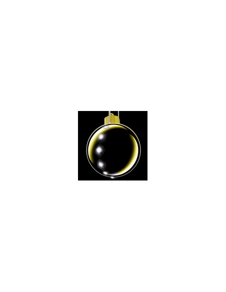 GUIRNALDA 4 BOLAS LED BLANCA 7 CM