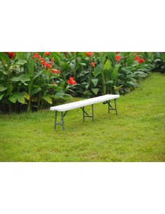 BANCO PLEGABLE POLIETILENO 185X30X43 2