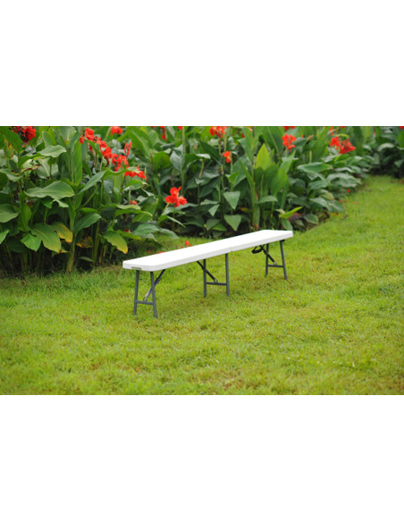 BANCO PLEGABLE POLIETILENO 185X30X43