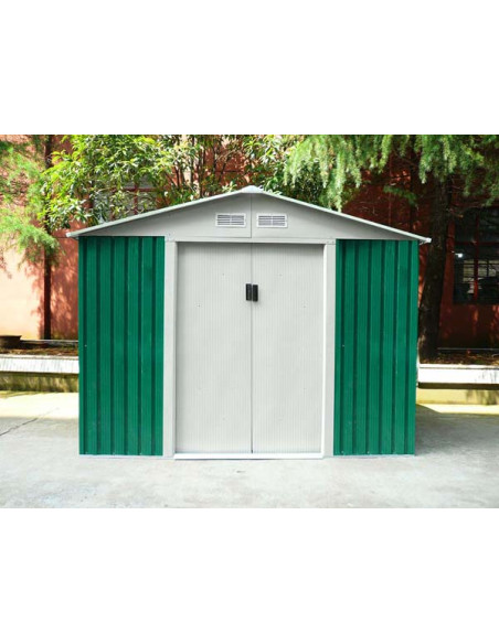 CASETA METALICA VERDE 261X181X19